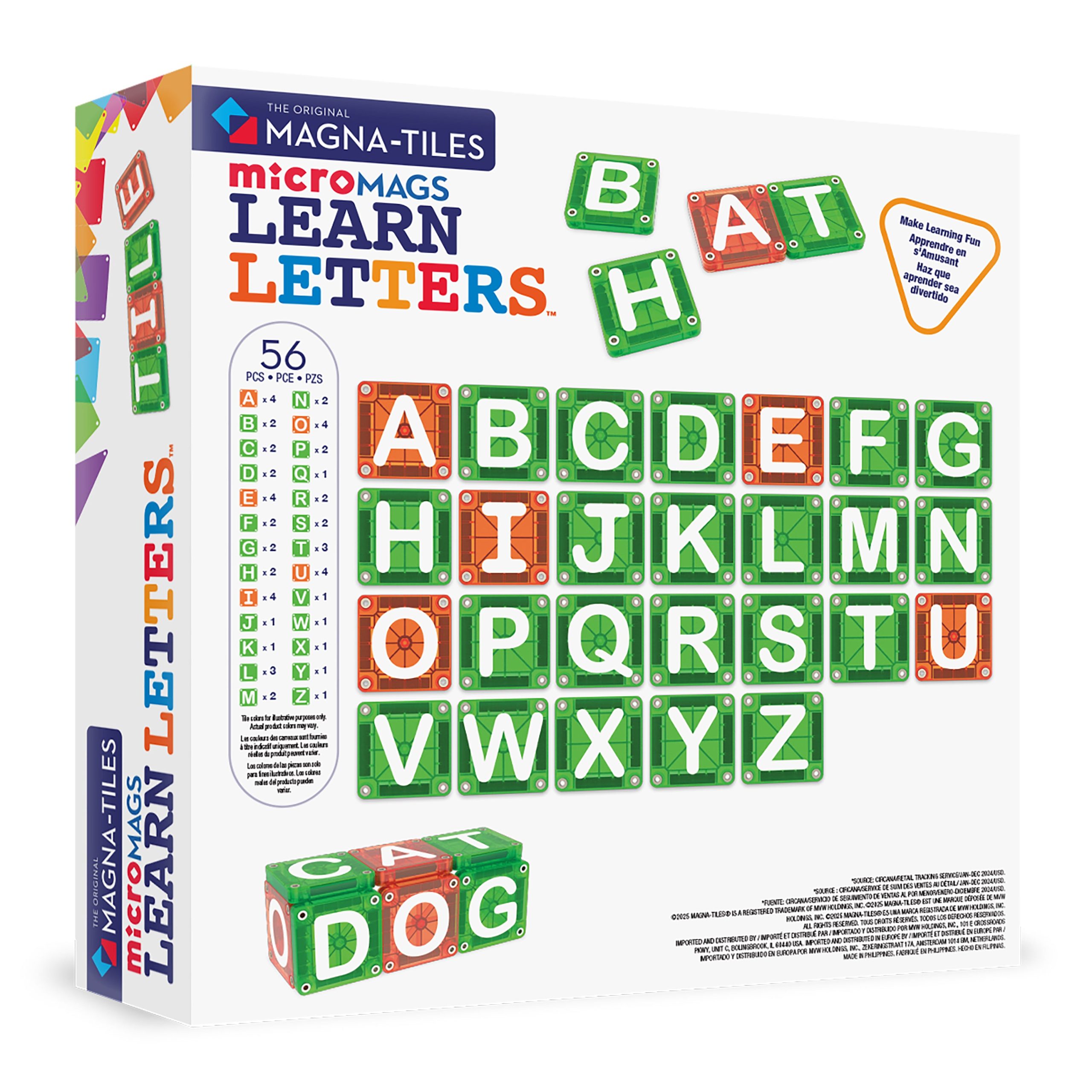 microMAGS LEARN Letters? 56 Piece Set - Image 8